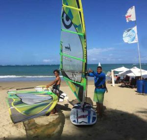 cours windsurf cabarete