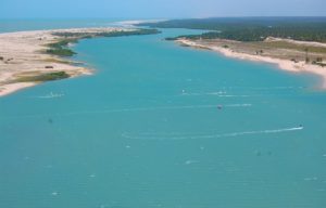 kitesurf au Brésil à Ilha do Guajiru