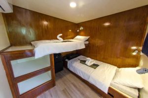 Cabine nouveau bateau croisière Birmanie