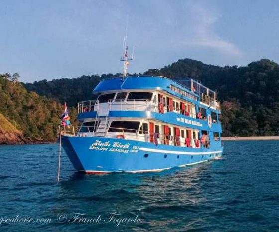 bateau smiling seahorse Birmanie Thaïlande
