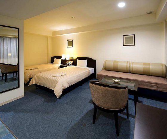 Japon plongée Yonaguni hotel Ailand chambre double
