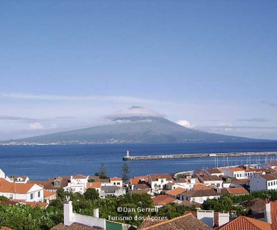 Pico depuis Hotel Horta Faial, Azores